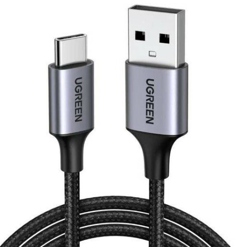 Кабель USB - USB Type-C, 1.5м, UGREEN US288 Black