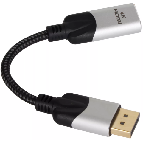 Переходник DisplayPort (M) - HDMI (F), 0.15м, VCOM CG621M-0.15