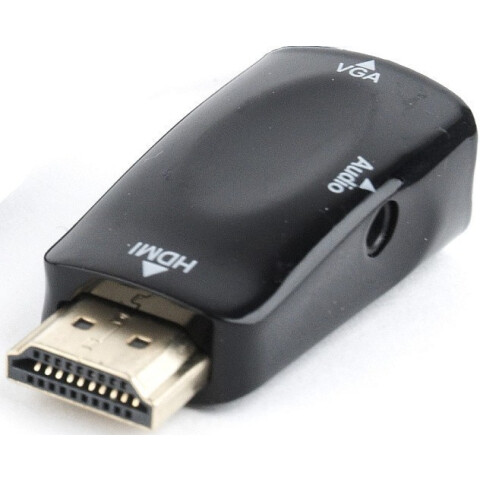 Переходник HDMI (M) - VGA (F) + audio, Filum FL-A-HM-VGAF-mjack-1