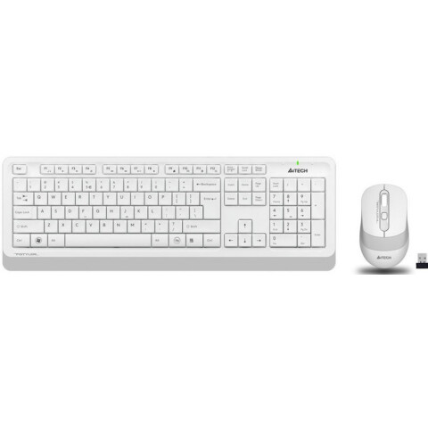 Клавиатура + мышь A4Tech Fstyler FG1010 White