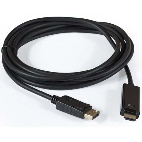 Кабель DisplayPort (M) - HDMI (M), 1.8м, Exegate EX-CC-DP-HDMI-1.8