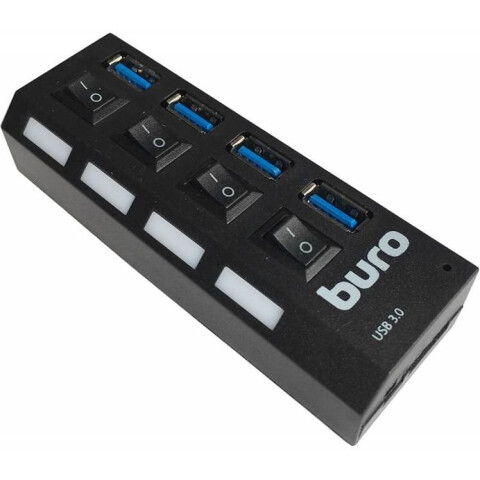 USB-концентратор Buro BU-HUB4-U3.0-L