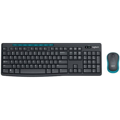 Клавиатура + мышь Logitech Wireless Combo MK275 Black (920-008535)