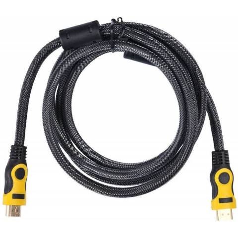 Кабель HDMI - HDMI, 1.8м, Buro HDMI 19M-19M BRAID