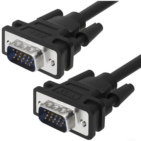 Кабель VGA (M) - VGA (M), 0.5м, Greenconnect GCR-VM2VM1-0.5m