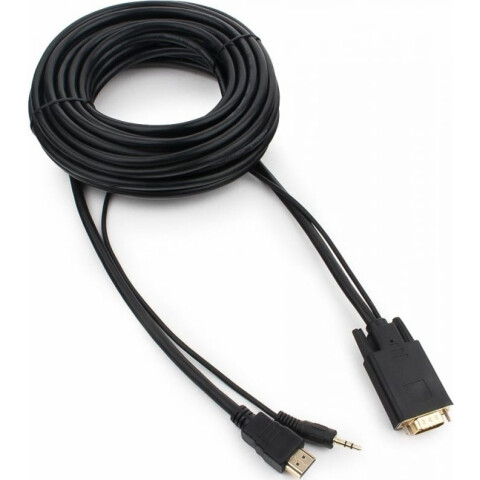 Gembird HDMI (M) - VGA (M) - HDMI (M), 10м (A-HDMI-VGA-03-10M)