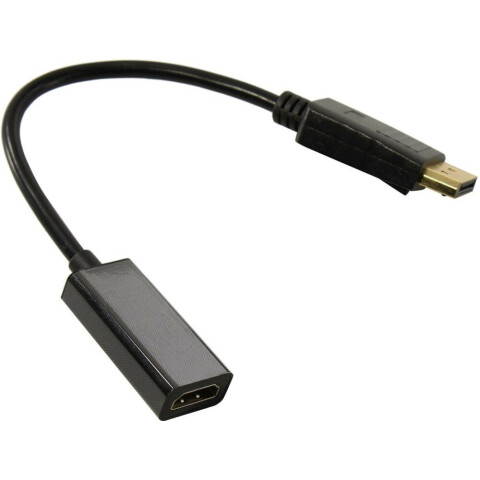 Переходник DisplayPort (M) - HDMI (F), ExeGate EX-DPM-HDMIF-0.1