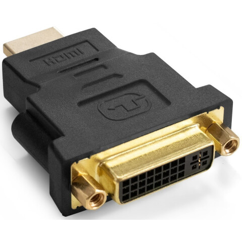 Переходник HDMI (M) - DVI (F), ExeGate EX-HDMI-DVI-3