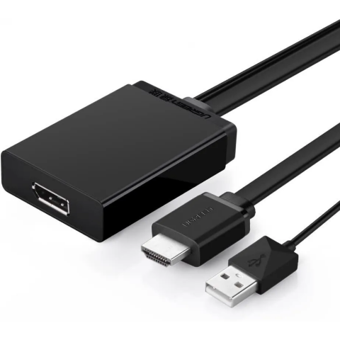 Переходник DisplayPort (F) - HDMI (M) + USB, UGREEN MM107