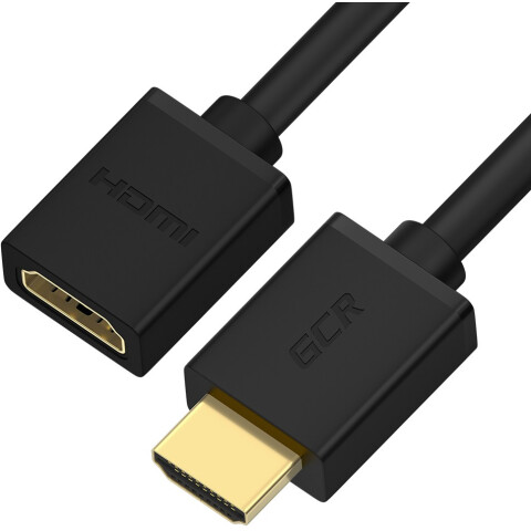 Кабель удлинительный HDMI - HDMI, 2м, Greenconnect GCR-HMFR6-BB3S-2m