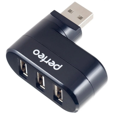 USB-концентратор Perfeo PF-VI-H024 Black