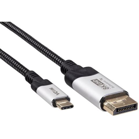 Кабель USB Type-C - DisplayPort, 1.8м, VCOM CU422VB-1.8