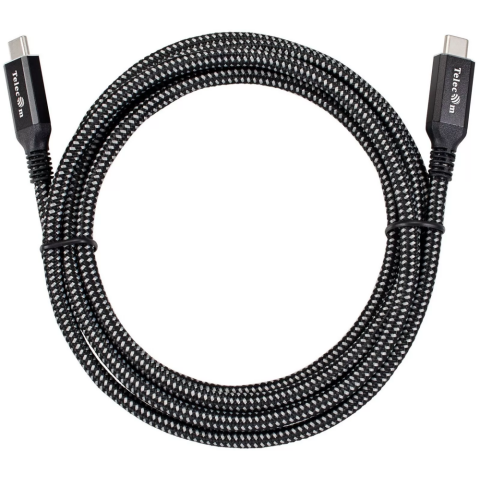 Кабель USB Type-C - USB Type-C, 2м, Telecom TUS840-2M