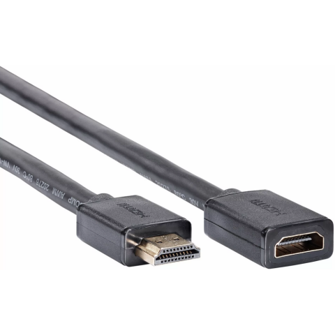 Кабель удлинительный HDMI - HDMI, 0.5м, Telecom TCG257MF-0.5M