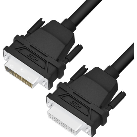 Кабель удлинительный DVI - DVI, 5м, Greenconnect GCR-54718