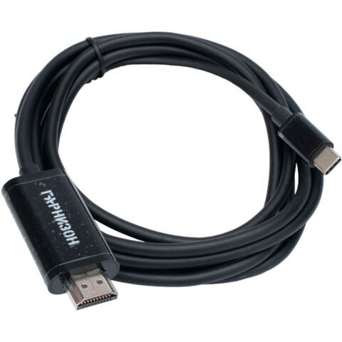 Кабель USB Type-C - HDMI, 1.8м, Гарнизон GCC-A-CM-HDMI-1.8M