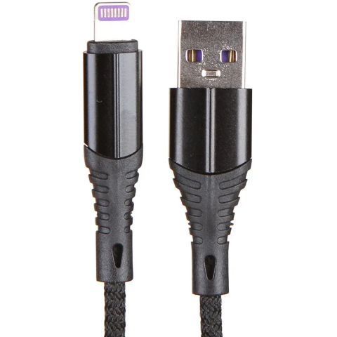 Кабель USB - Lightning, 1м, Zibelino ZDNC-APL-BLK