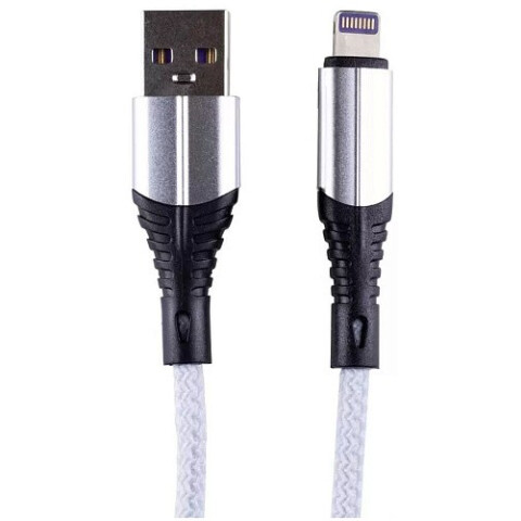 Кабель USB - Lightning, 2м, Zibelino ZDNC-APL-2M-WHT