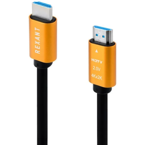 Кабель HDMI - HDMI, 1м, Rexant 17-6102