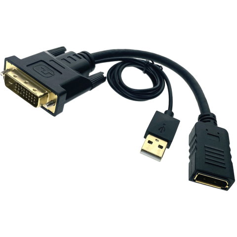 Переходник DisplayPort (F) – DVI (M), Espada EDvDp