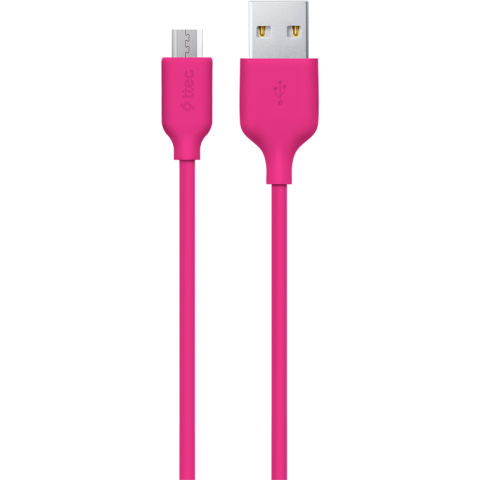 Кабель USB A (M) - microUSB B (M), 1.2м, ttec 2DK7530 Pink