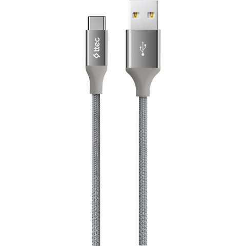 Кабель USB - USB Type-C, 1.2м, ttec 2DK18 Space Gray