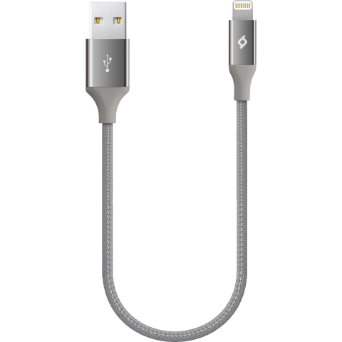 Кабель USB - Lightning, 0.3м, ttec 2DK28 Space Gray