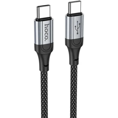 Кабель USB Type-C - USB Type-C, 1.2м, HOCO X102 Fresh Black