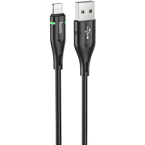 Кабель USB - Lightning, 1.2м, HOCO U93 Shadow Black