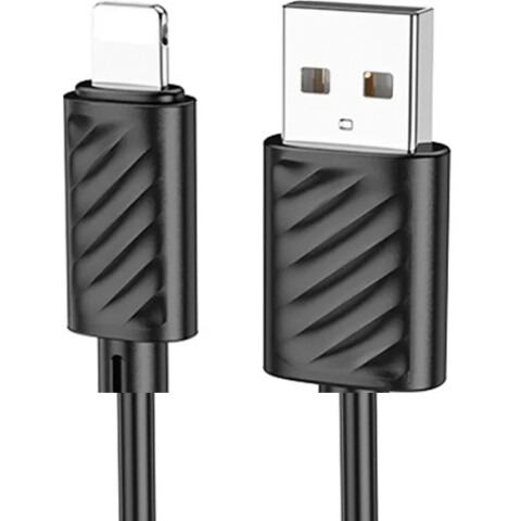 Кабель USB - Lightning, 1м, HOCO X88 Gratified Black