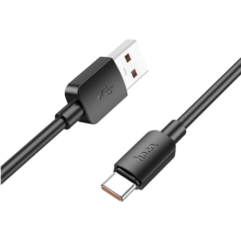 Кабель USB - USB Type-C, 1м, HOCO X96 Hyper 27W Black