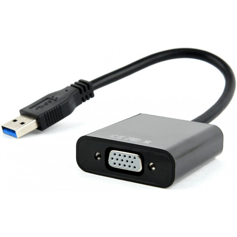 Переходник Cablexpert USB 3.0 - VGA, 0.15m (AB-U3M-VGAF-01)