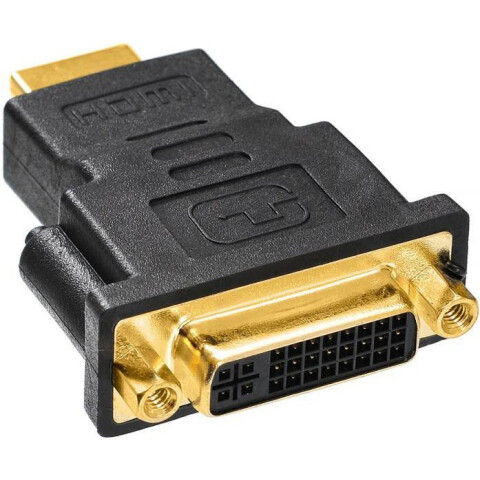 Переходник HDMI (M) - DVI-I (F), Buro HDMI-19M-DVI-I(F)-ADPT