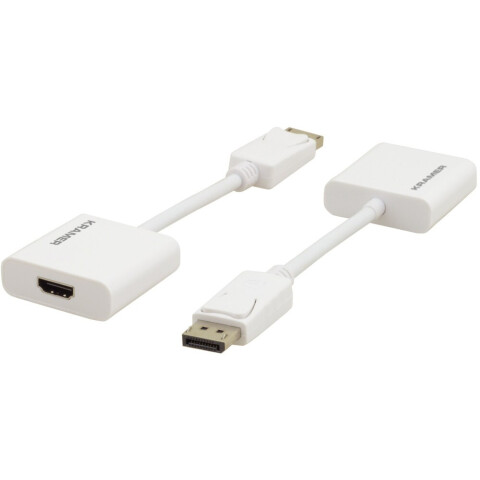 Переходник DisplayPort (M) - HDMI (F), Kramer ADC-DPM/HF/UHD