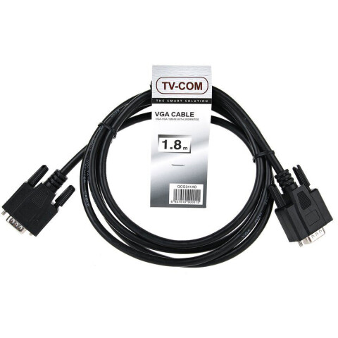 Кабель VGA (M) - VGA (M), 1.8м, TV-COM QCG341AD-1.8M