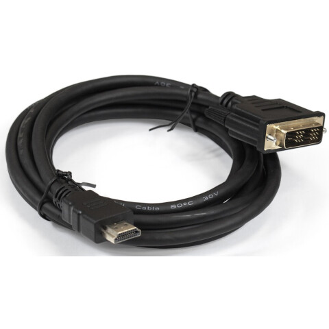 Кабель HDMI - DVI-D, 3м, Exegate EX-CC-HDMIM-DVIM-3.0 (EX284894RUS)