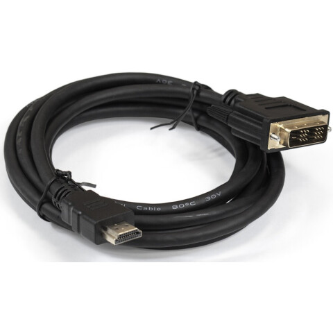 Кабель HDMI - DVI-D, 1.8м, Exegate EX-CC-HDMIM-DVIM-1.8