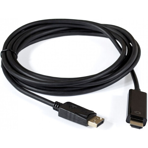 Кабель DisplayPort (M) - HDMI (M), 3м, Exegate EX-CC-DP-HDMI-3.0