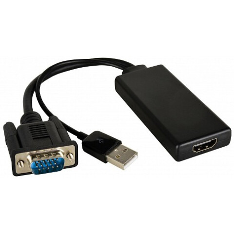 Переходник HDMI (F) - VGA (M) + USB, Kramer ADC-GM/HF