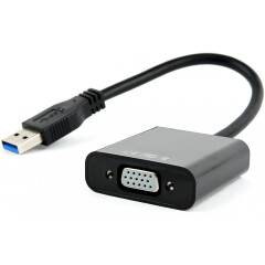 Переходник Cablexpert USB 3.0 - VGA, 0.15m (AB-U3M-VGAF-01)_0