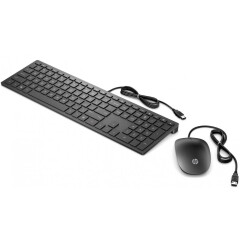 Клавиатура + мышь HP Pavilion 400 Wired Black (4CE97AA)_0