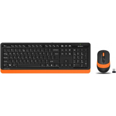 Клавиатура + мышь A4Tech Fstyler FG1010 Black/Orange_1