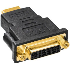Переходник Buro HDMI (M) - DVI-D (F) (HDMI-19M-DVI-DF-ADPT)_0