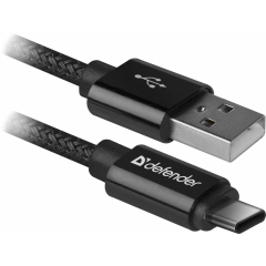 Кабель USB - USB Type-C, 1м, Defender USB09-03T PRO (87814)_0