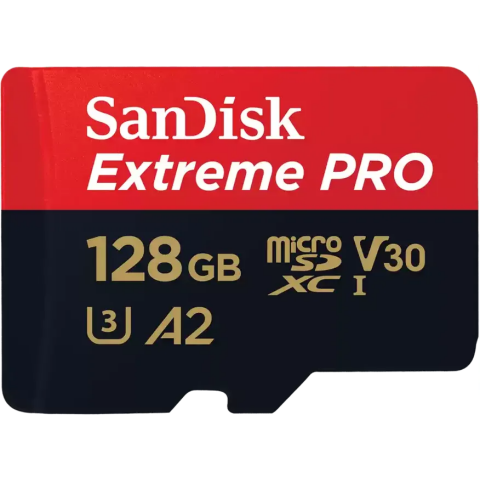 Карта памяти 128Gb MicroSD SanDisk Extreme Pro (SDSQXCD-128G-GN6MA)