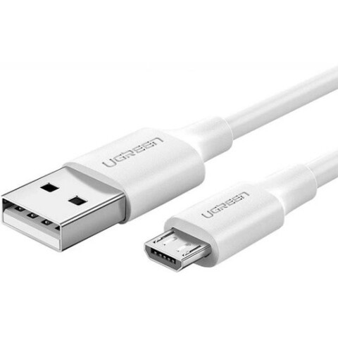 Кабель USB - microUSB, 1м, UGREEN US289 White