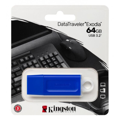 USB Flash накопитель 64Gb Kingston DataTraveler Exodia Blue (KC-U2G64-7GB)_1