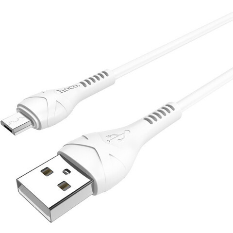 Кабель USB - microUSB, 1м, HOCO X37 White (HC-10505)