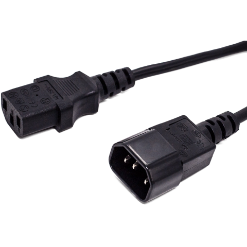 Кабель питания IEC-320-C13 - IEC-320-C14, 1.8м, Filum FL-PC10-C13-C14-1.8M