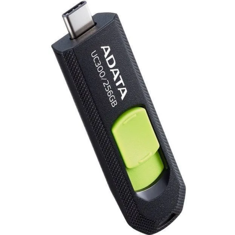 USB Flash накопитель 256Gb ADATA UC300 Black/Green